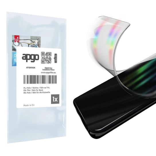 Folia hydrożelowa naklejka efekt tęczy AURORA na TYŁ do Sharp Aquos Zero5G Basic - apgo hydrogel Rainbow Ray apgo