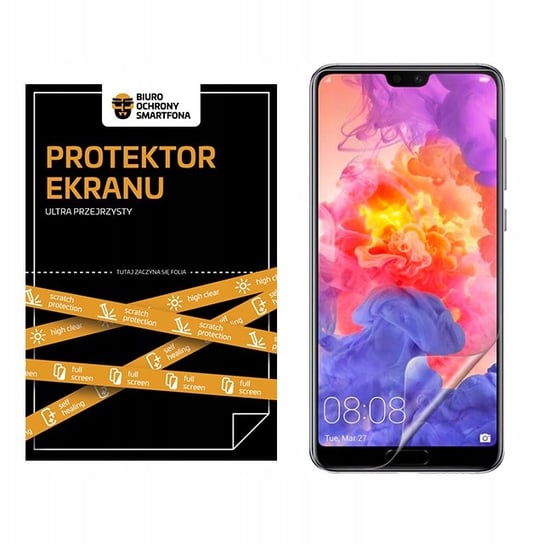 Folia Hydrożelowa Ochronna BOS do Huawei P20 pro Biuro Ochorny Smartfona