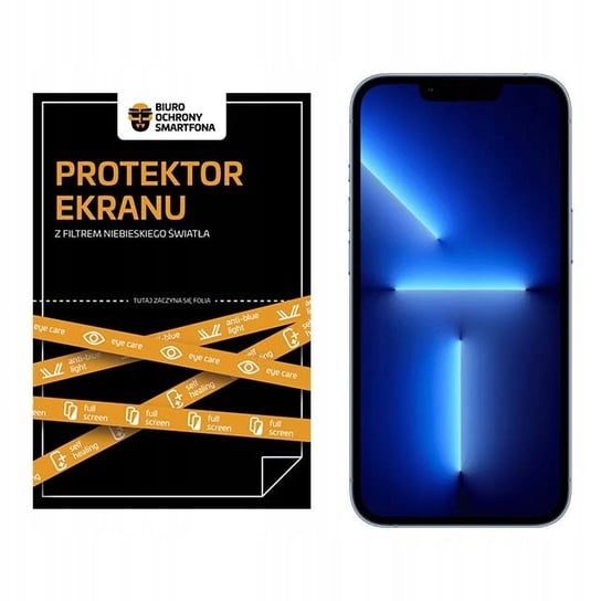 Folia Hydrożelowa z Filtrem Blue Light Iphone 13 Biuro Ochorny Smartfona