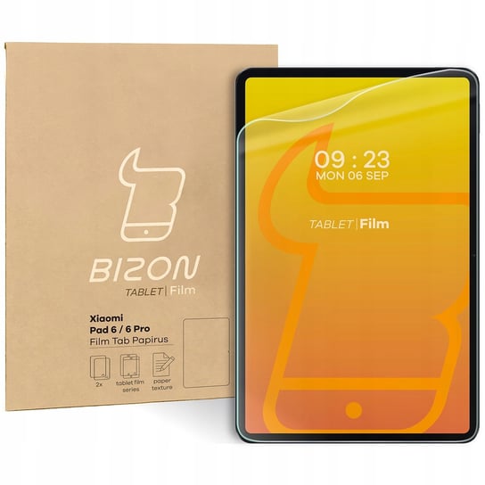 Folia imitująca papier Bizon Film Tab Papirus do Xiaomi Pad 6/6 Pro, 2 sztuki Bizon