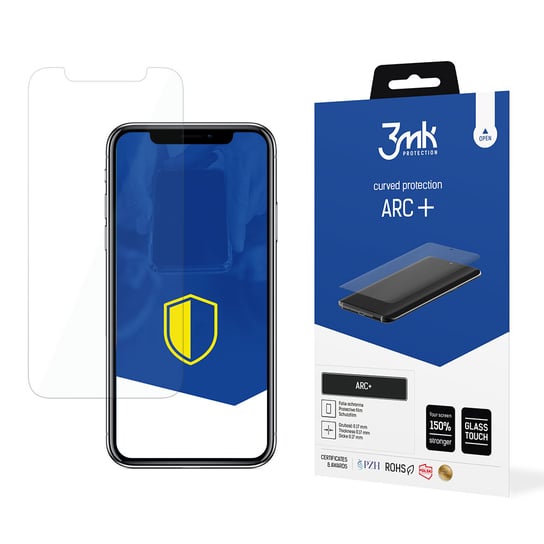 Folia na zaokrąglony ekran do Apple iPhone X - 3mk ARC+ 3MK