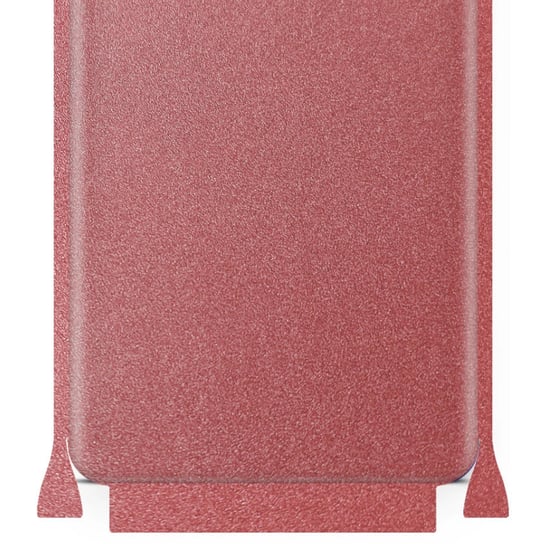 Folia naklejka skórka strukturalna na TYŁ+BOKI do Apple iPad 10.2 -  Różowy Pastel Matowy Chropowaty Baranek - apgo SKINS apgo