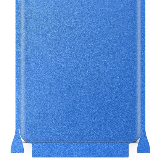 Folia naklejka skórka strukturalna na TYŁ+BOKI do Huawei Enjoy 9e -  Niebieski Pastel Matowy Chropowaty Baranek - apgo SKINS apgo