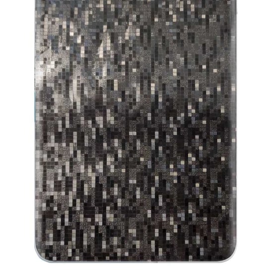 Folia naklejka skórka strukturalna na TYŁ+BOKI do Huawei P50 Pro -  Carbon Pixel Czarny - apgo SKINS apgo