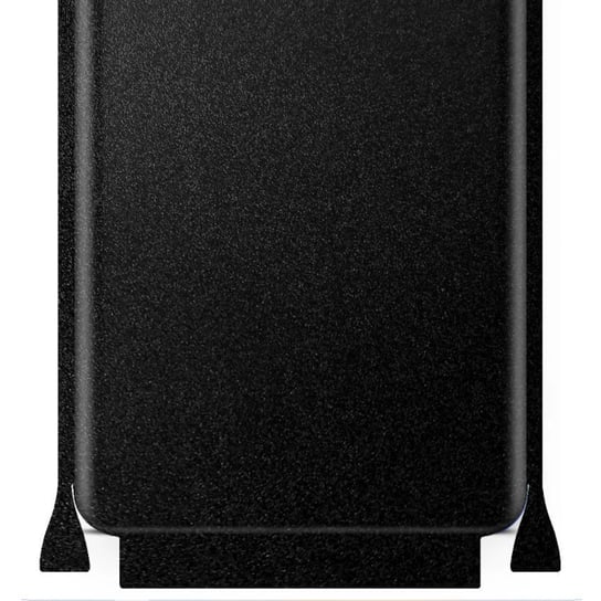 Folia naklejka skórka strukturalna na TYŁ+BOKI do Xiaomi Redmi K30 Pro Zoom -  Czarny Pastel Matowy Chropowaty Baranek - apgo SKINS apgo