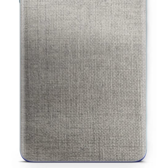 Folia naklejka skórka strukturalna na TYŁ do Apple iPad 10.2 (2020) -  Tkanina Denim Szary - apgo SKINS apgo