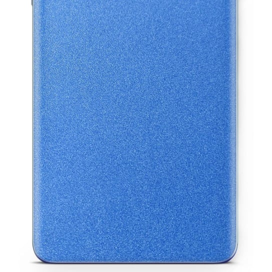 Folia naklejka skórka strukturalna na TYŁ do Apple iPad 9.7 (2018) -  Niebieski Pastel Matowy Chropowaty Baranek - apgo SKINS apgo