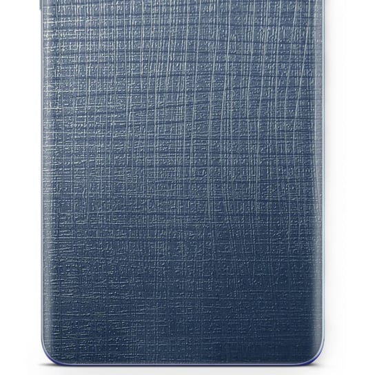 Folia naklejka skórka strukturalna na TYŁ do Apple iPad mini 4 (2015) -  Tkanina Granatowa - apgo SKINS apgo