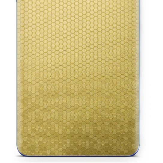 Folia naklejka skórka strukturalna na TYŁ do Apple iPad mini Wi-Fi + Cellular -  Plaster Miodu Złoty - apgo SKINS apgo