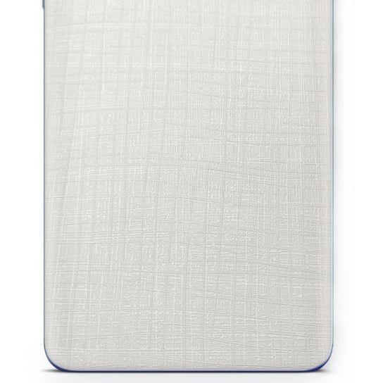 Folia naklejka skórka strukturalna na TYŁ do Apple iPad Pro 11 (2020) -  Tkanina Biała - apgo SKINS apgo