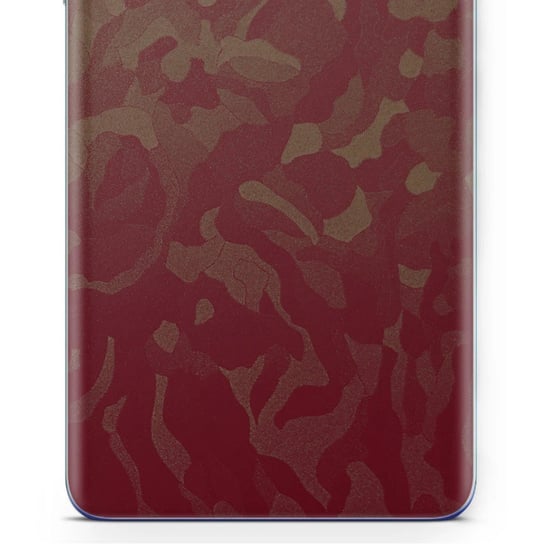 Folia naklejka skórka strukturalna na TYŁ do Asus Zenfone Max (M1) ZB555KL -  Moro | Camo Bordowy - apgo SKINS apgo