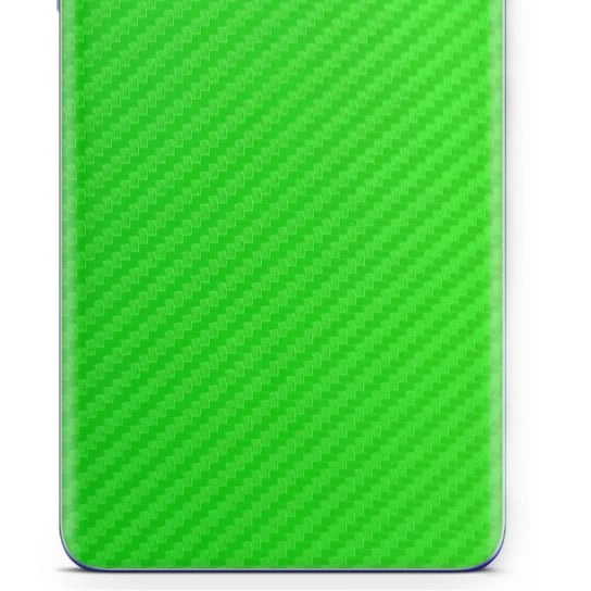 Folia naklejka skórka strukturalna na TYŁ do Huawei MatePad Paper -  Carbon Zielony - apgo SKINS apgo