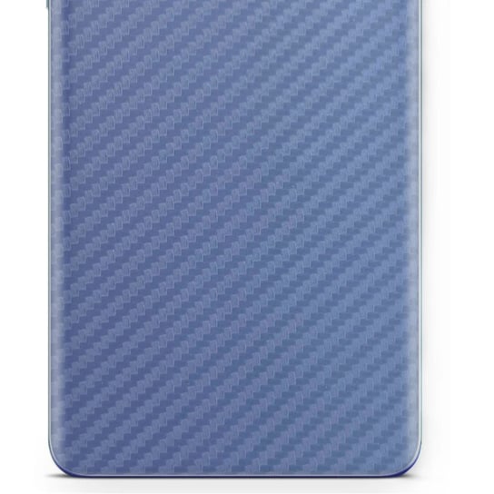 Folia naklejka skórka strukturalna na TYŁ do Huawei P50 Pocket Art Edition -  Carbon Granatowy - apgo SKINS apgo
