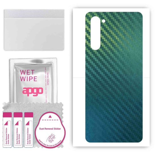 Folia naklejka skórka strukturalna na TYŁ do Oppo Reno3 5G -  Carbon Kameleon CAKA1 - apgo SKINS apgo