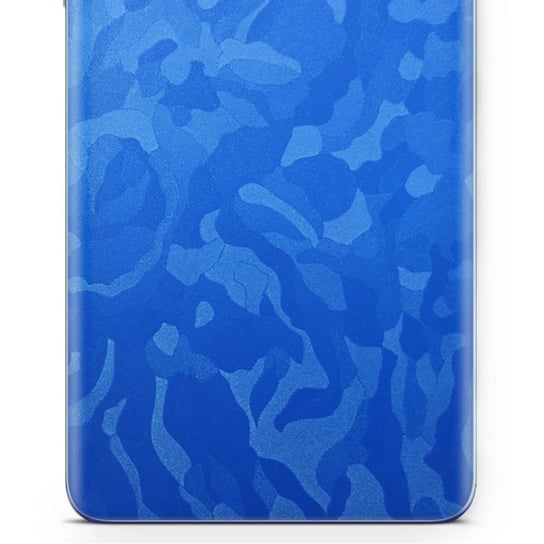 Folia naklejka skórka strukturalna na TYŁ do Samsung Galaxy Tab A7 Lite -  Moro | Camo Niebieski - apgo SKINS apgo