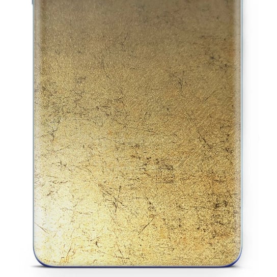 Folia naklejka skórka strukturalna na TYŁ do Samsung Galaxy Tab S7+ 5G -  Antyczne Złoto - apgo SKINS apgo