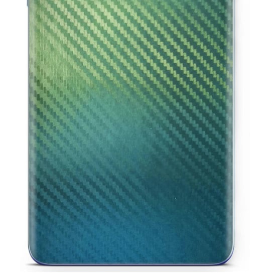 Folia naklejka skórka strukturalna na TYŁ do Samsung Galaxy Tab S7+ 5G -  Carbon Kameleon CAKA1 - apgo SKINS apgo