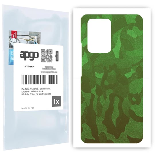 Folia naklejka skórka strukturalna na TYŁ do Xiaomi 11T -  Moro | Camo Zielony - apgo SKINS apgo