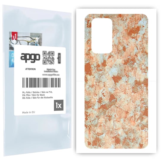 Folia naklejka skórka strukturalna na TYŁ do Xiaomi Redmi Note 10 Pro Max -  Kamień Piaskowiec - apgo SKINS apgo