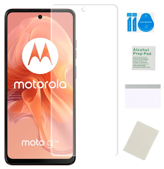 Folia ochronna do MOTOROLA MOTO G04 hydrożelowa na ekran szkło nie pęka TPU MARTECH