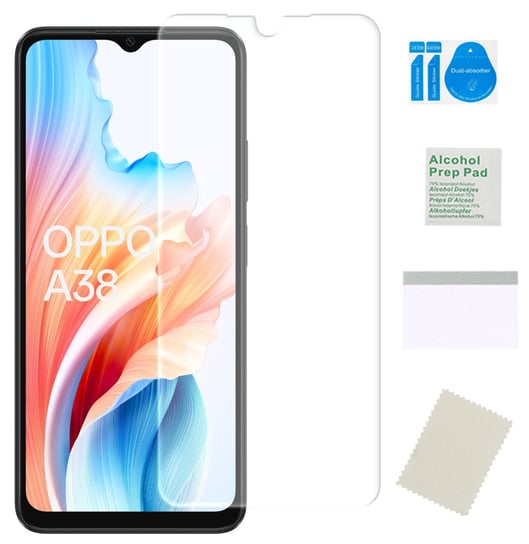 Folia ochronna do OPPO A38 hydrożelowa mocna na ekran szkło nie pęka TPU MARTECH