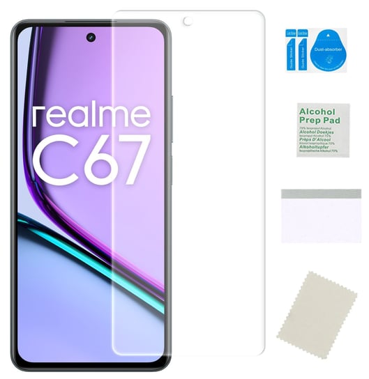 Folia ochronna do REALME C67 4G hydrożelowa na ekran szkło niepękające TPU MARTECH