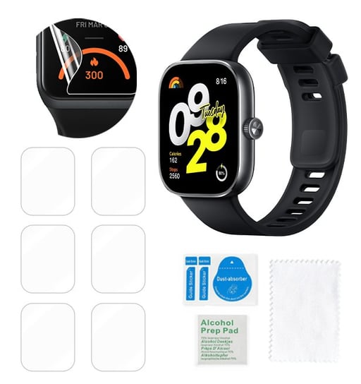 Folia ochronna do Xiaomi Redmi Watch 4 hydrożelowa na ekran mocna 6 sztuk MARTECH