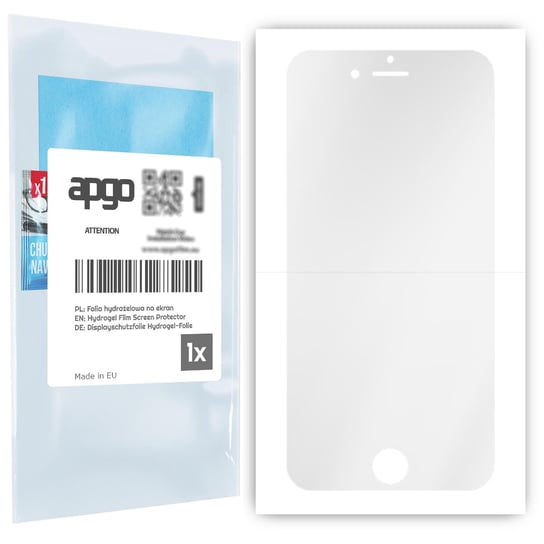 Folia ochronna hydrożelowa na ekran do Apple iPhone SE 2022 -  na cały ekran apgo Hydrogel TPU 5D Full Glue apgo