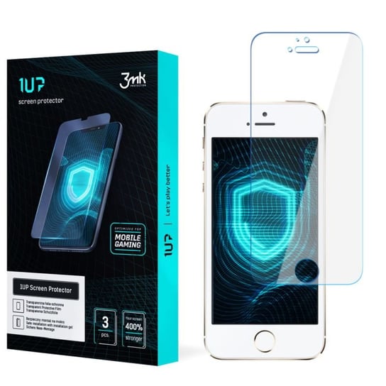 Folia ochronna na Apple iPhone 5/5S/SE - 3mk 1UP screen protector (3 sztuki) 3MK