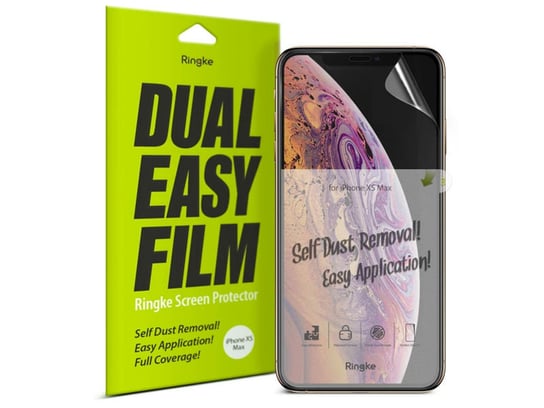 Folia ochronna na iPhone X /XS RINGKE Dual Easy Film Ringke