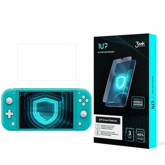 Folia ochronna na Nintendo Switch Lite 2019  - 3mk 1UP screen protector (3 sztuki) 3MK