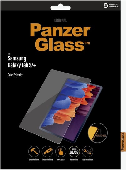 Folia ochronna na Samsung Galaxy Tab S7+ 12.4" PANZEGLASS Case Friendly PanzerGlass