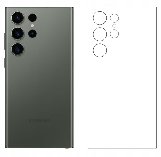 FOLIA OCHRONNA NA TYŁ do Samsung Galaxy S23 Ultra Krainagsm