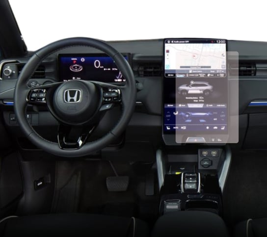 Folia ochronna nawigacji, Duragon, Honda e:Ny1 2023+, dla ekranu nawigacyjnego, matowy, zestaw instalacyjny Honda