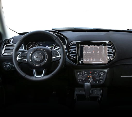 Folia ochronna nawigacji, Duragon, Jeep Compass 2019-2021, dla wyświetlacza nawigacji, przezroczysty silikon, zestaw montażowy Jeep