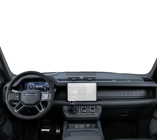 Folia ochronna nawigacji, Duragon, Land Rover Defender 130 2022-2024, dla ekranu nawigacyjnego, matowy, zestaw instalacyjny Land Rover