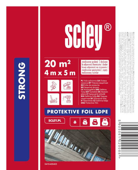 Folia ochronna Scley Strong LDPE (4 x 5 m) Inna marka