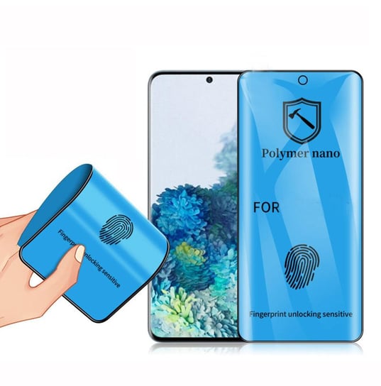 Folia Polimer Nano na CAŁY ekran do Samsung S8 OXYGEN