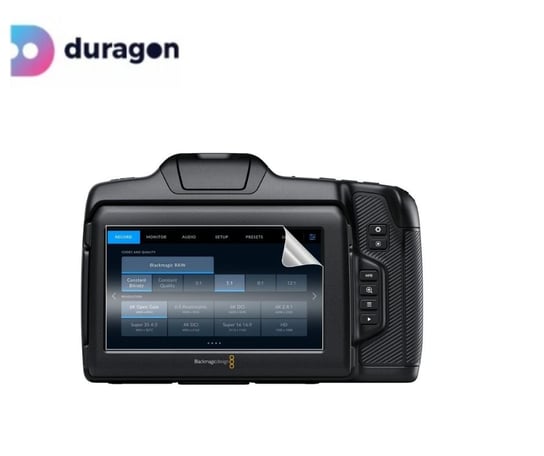 Folia silikonowa Duragon, kompatybilna z Blackmagic Design Pocket Cinema Camera Video6K G2, zestaw w komplecie Blackmagic
