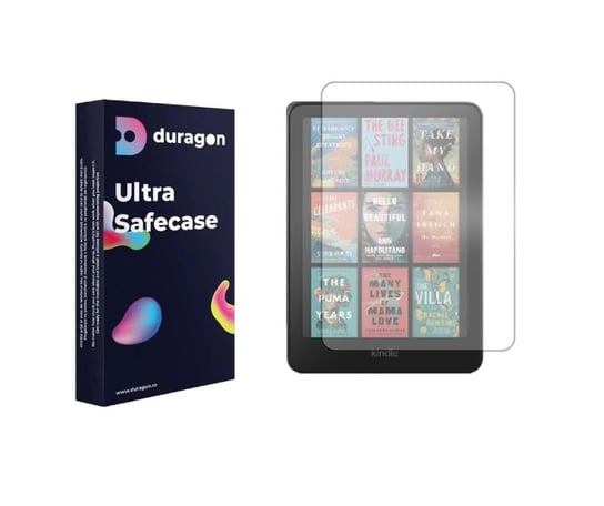 Folia silikonowa Duragon, kompatybilna z Kindle Colorsoft Signature Edition, zestaw w komplecie, antyodcisk, silikon matowy Amazon