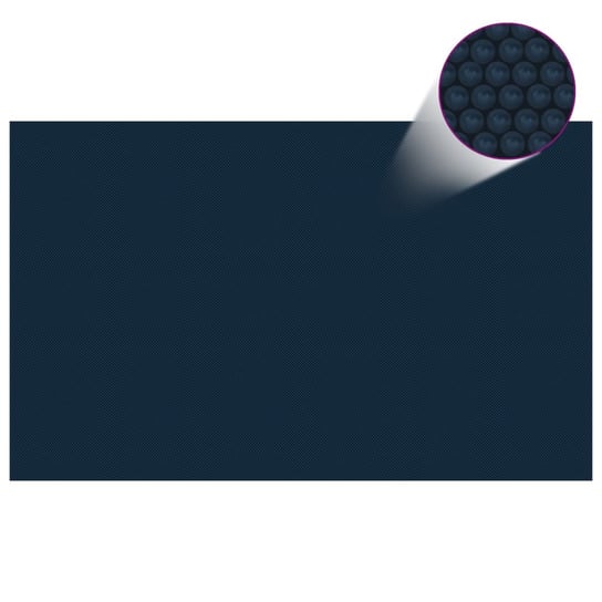 Folia solarna na basen - 260x160cm, czarno-niebies Zakito Europe