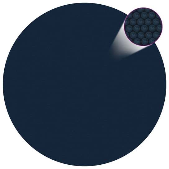 Folia solarna na basen 356 cm, czarno-niebieska Zakito Europe