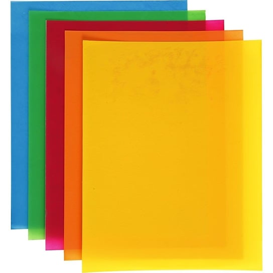 Folia termokurczliwa, kolorowa, 5 arkuszy Creativ Company