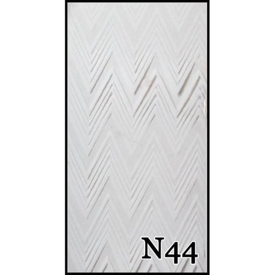Folia transferowa 1 metr wzór nr n44 - do zdobień lakierów hybrydowych, żeli uv i akrylu - zapakowana w tubkę AlleBeauty