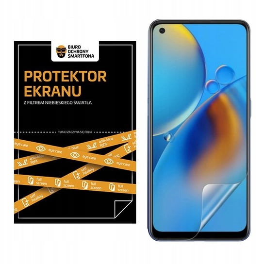 Folia Z Filtrem Blue Light BOS Oppo reno 6 Pro 5G Biuro Ochorny Smartfona