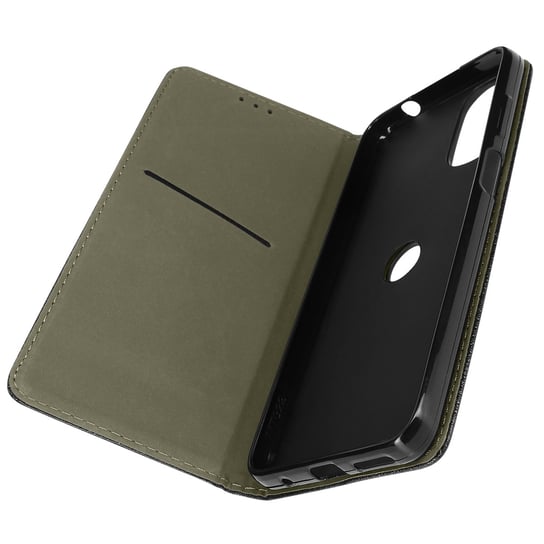 Folio Case Motorola Moto G22 Card Holder Funkcja czarny Avizar