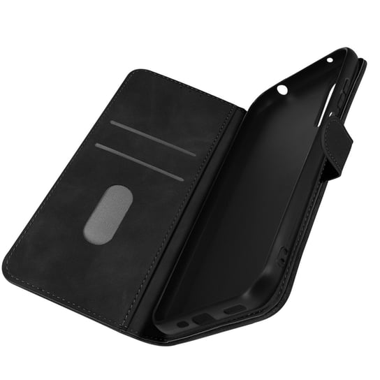 Folio HTC Desire 22 Pro Etui z podstawką wideo Magnetyczna zakładka Czarna Avizar