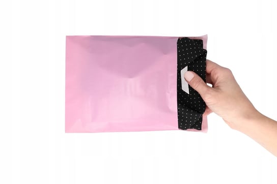 Foliopaki kurierskie różowe B5 190x250 50 szt Packware