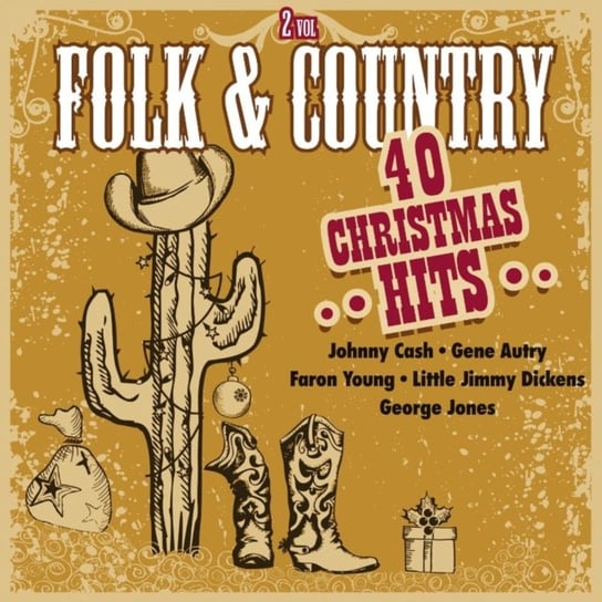 Folk & Country-40 Christmas Hits Jones, Autry, Young, Various Artists