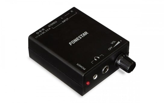 Fonestar FDA-1A - wzmacniacz słuchawkowy z płynną regulacją głośności, 2 wyjścia Fonestar